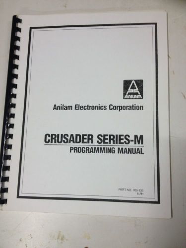 Crusader Series-M Programming Manual