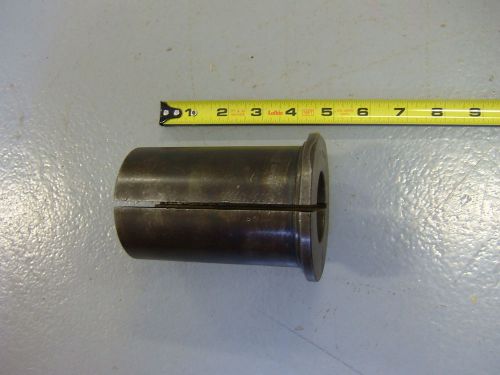 Warner &amp; swasey split tool holder bushing m-1836-b 3&#034;od 1 3/4&#034;id 4 7/8&#034; long for sale