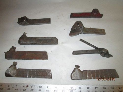 MACHINIST LATHE MILL Lot of Machinist Lathe Tool Holders for Tool Post Atlas
