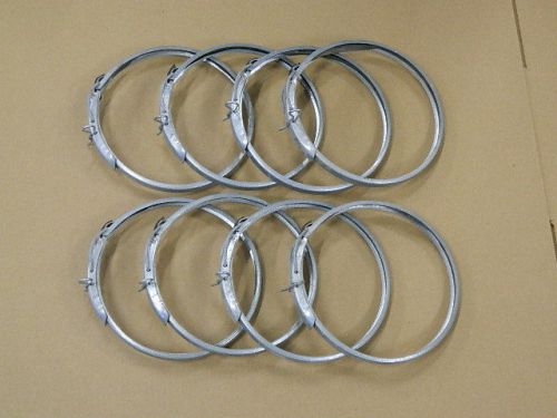 8 - clamps for 8&#034; diameter Nordfab Quick-fit or compatible clamp together duct