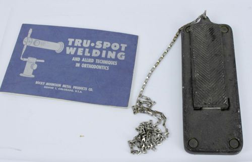 Vintage Chain Pull Foot Pedal For Welder and Tru Spot Welding Allied Techniques