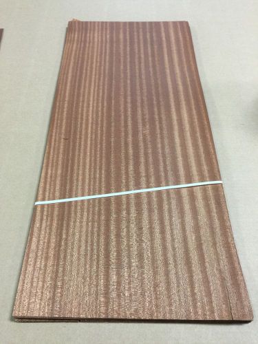 Wood Veneer Ribbon Sapele 11x26 22pcs total Raw Veneer  &#034;EXOTIC&#034;  RSS2 12-15