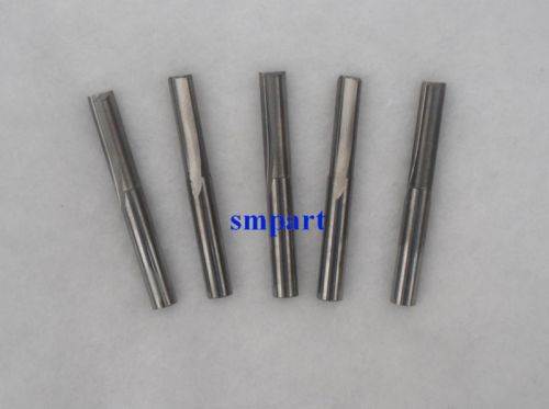 5 CNC router wood double straight cutting bit 6mm 32mm