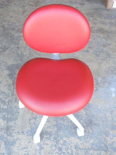 Engle doctor stool, ultraleather, color: grenadine, open box never used for sale