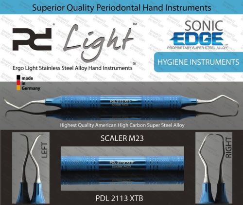 Posterior Sickle Scaler M23, ErgoLight Steel Alloy Dental Perio Instrument