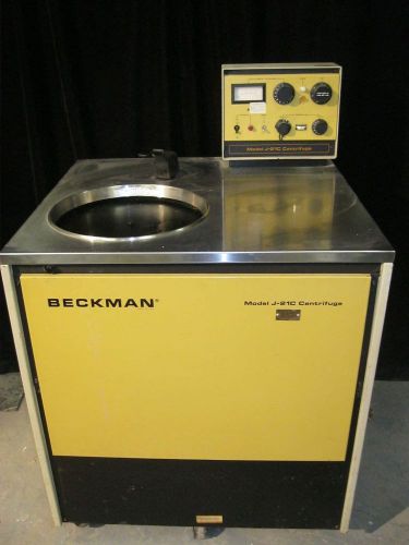 Beckman J-21C / J2-21 Centrifuge Tested / WORKING GUARANTEED MUST MOVE!