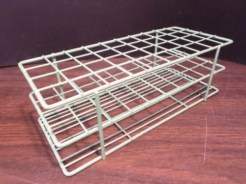 VWR Green Epoxy-Coated Wire 4 x 10 40-Place 18-20mm Test Culture Tube Rack