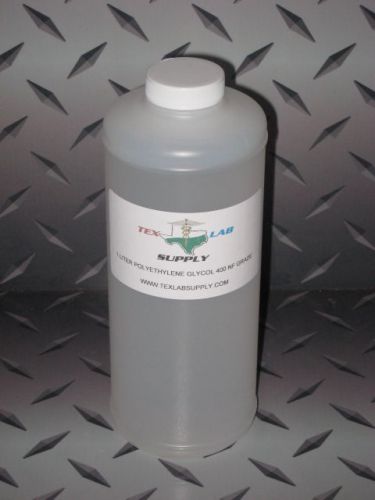 Tex lab supply 1 liter polyethylene glycol - 400 peg nf grade - sterile for sale