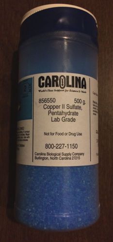 Copper II Sulfate Lab Grade Crystals  Carolina Biological 500 grams