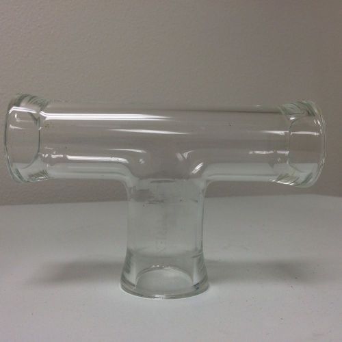 Pyrex industrial process pipe 1 1/2&#034; id &#034;t&#034; with conical glass joints for sale