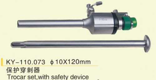 Trocar Set with Safety Device ? 10x120mm Laparoscopy 110.073 Trocar