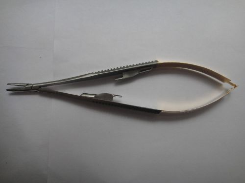 1 Piece T/C Castroviejo Needle Holder 7&#034; Curved