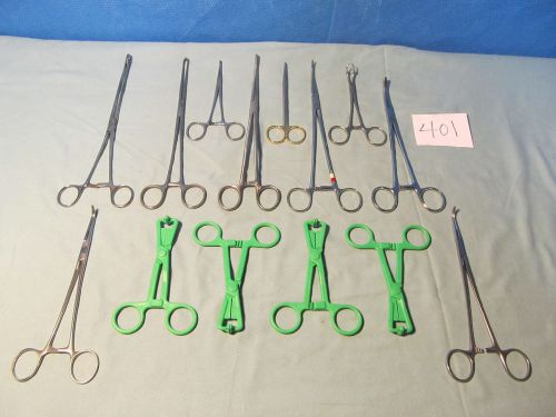 Assorted Gynecology Forceps  Surgical Instruments Set (QTY-14)
