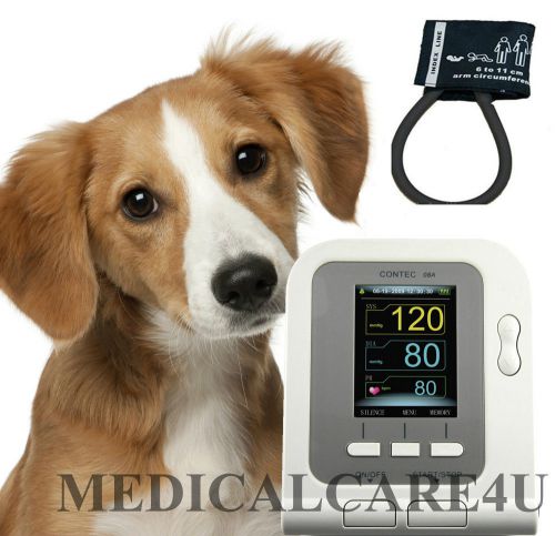 CONTEC08A Digital Blood Pressure Monitor for VET use,NIBP+cuff+SW,CE FDA