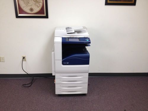 Xerox workcentre 7120 color copier machine network printer scanner fax 11x17 mfp for sale