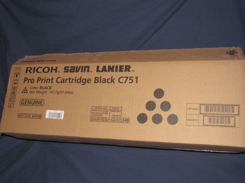 RICOH LANIER PRO SAVIN C651EX C751 C751EX  828185 BLACK TONER CARTRIDGE - FAST