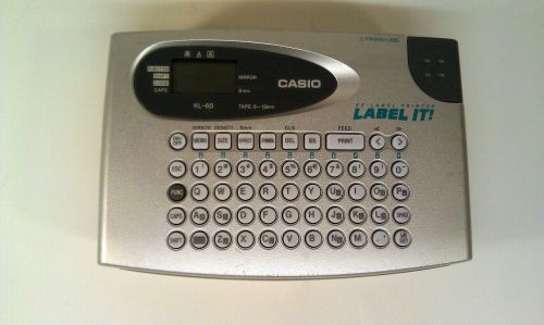 Casio EZ-Label Printer Label It! Model KL-60