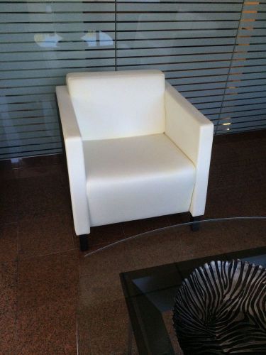 Office Furniture - White Leather