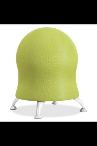Safco Zenergy Ball Chair - 4750GS - Damaged Box - New - Green Grass Silver