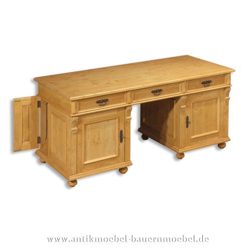 Schreibtisch,Arbeitstisch,Computermobel,PC- Tisch,Holz,Landhausmobel,Grunderzeit