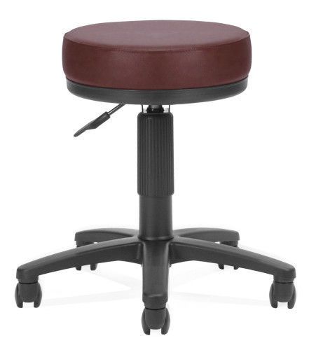 OFM Height Adjustable Drafting Stool with Casters Wine Vinyl Not Included