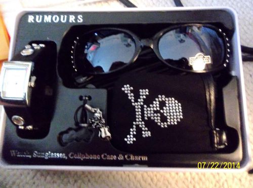 Rumors watch, sunglasses, cell  phone case and watch all included