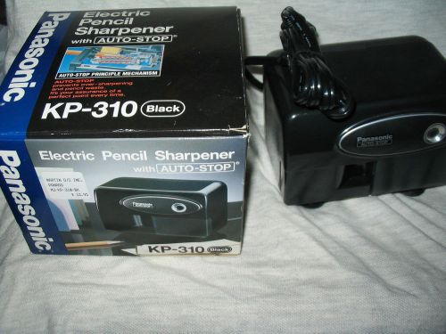 NEW PANASONIC KP-310 PATENTED ELECTRIC PENCIL SHARPENER -- FREE SHIPPING NIB