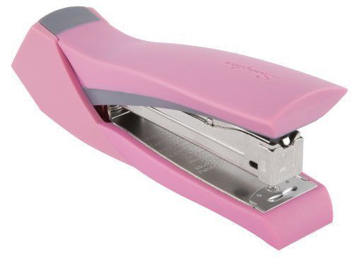 Swingline smoothgrip handheld stapler, 20 sheet capacity, pink (s7079415) new for sale