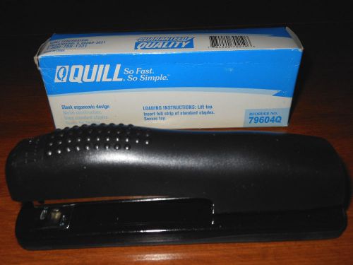 Quill Desk Top Stapler Black model 7-960 New in box