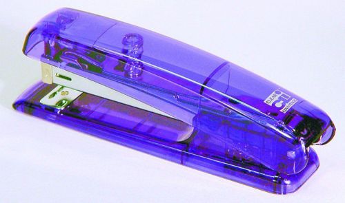 Charles Leonard Inc. Plastic Transparent Stapler, Full Strip, Purple, 1 per Box