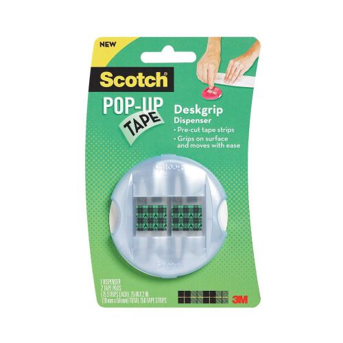 Scotch  Pop-Up Tape Desk grip Dispenser, 1 Dispenser / 2 tape Pads