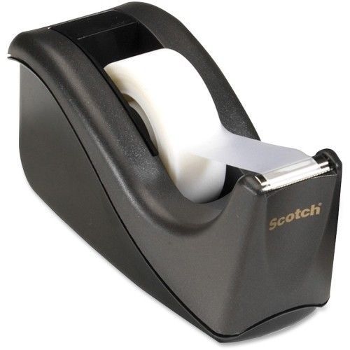 Scotch C-60, 2-Tone Black Value Desktop Tape Dispenser, 1 Inch Core, MMMC60BK