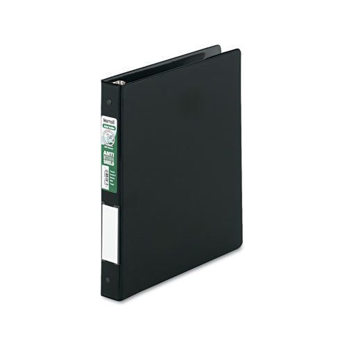 Clean touch antimicrobial locking round ring binder, 11 x 8-1/2, 1&#034; cap, black for sale