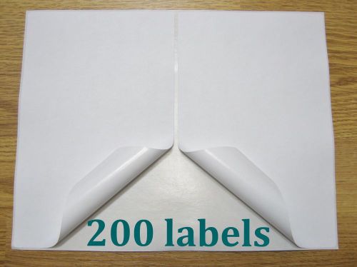 200 Shipping Labels Self Adhesive Half Sheet Print Paper USPS Postage 8.5 x 5.5