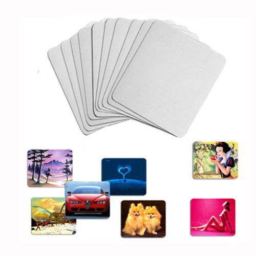 20pcs Blank Mouse Pad For Sublimation INK Transfer Heat Press Printing Crafts