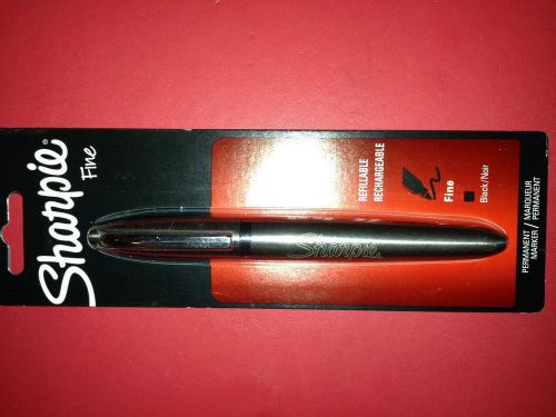 Stainless Steel Refillable Sharpie Black Fine Point 1 ea  1747388