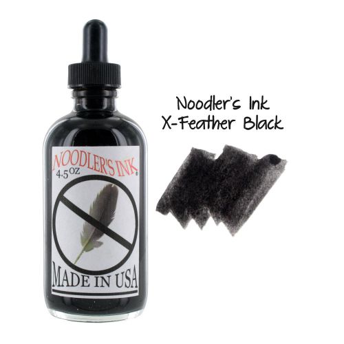 Noodler&#039;s Ink Bottled Ink, 4.5 oz. w/ Free Pen - X-Feather Black