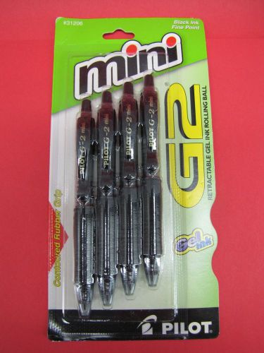 PILOT mini G2 Retractable Gel Ink Roller Ball Pen 4pack 31026 / SEALED FAST-Ship