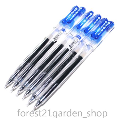 x6 Dong-A My Gel Ink 0.5mm Roller ball Pen - Blue 6 Pcs