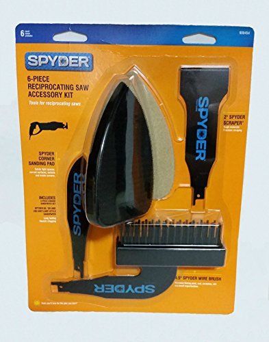 Spyder Reciprocating Saw Attachment Kit (6 Piece Set)