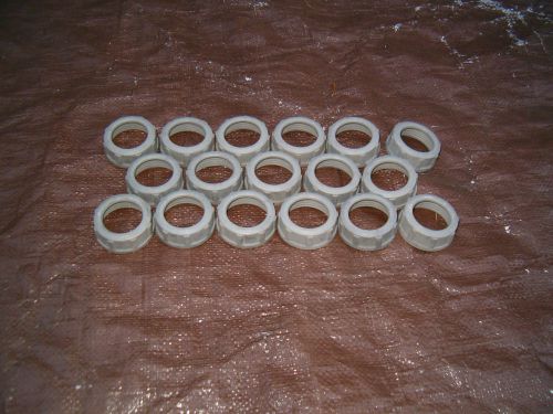17 One Inch Plastic Bushings (electrical)   Same Day Shipping, 1-3 Day Delivery