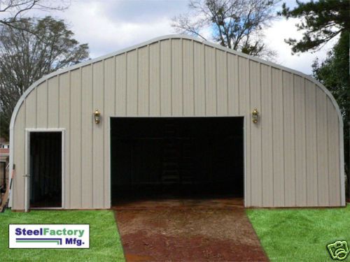 Steel factory prefab p30x32x15 residential metal garage workshop building kit for sale