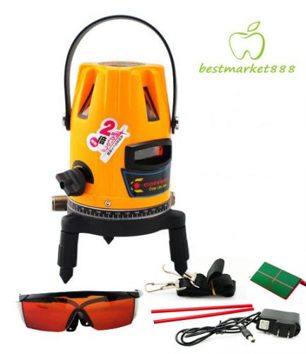 2015NEWProfessional Automatic Self Leveling 5 Line 1 Point 4V1H Laser Beam Level