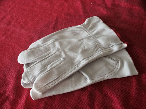 GRAINGER leather goatskin Work Garden gloves, item #: 1VT49A, size S, (4)