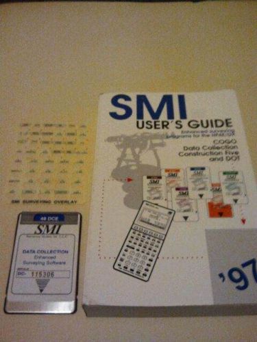SMI Data Collection Card + Manual Overlay for HP 48GX Calculator