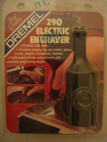 Dremel 290 Electric Engraver for Metals Glass Wood Plastic Ceramics &amp; Leather