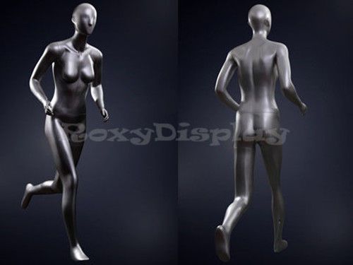 Fiberglass Eye Catching Female Abstract Running Style Mannequin Display #MZ-PB1