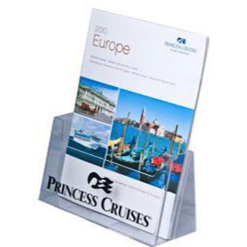 8.5x11 CounterTop Brochure Holder for FullPage Brochure Lot of 25 DS-LHF-S120-25