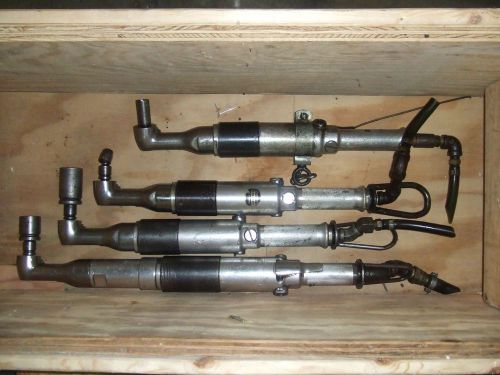 Lot of 4 Stanley Air Tools Pneumatic Wrenches