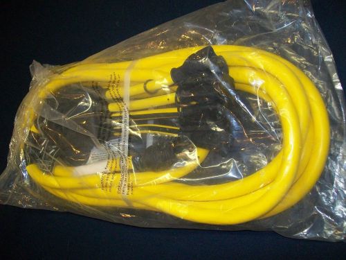 30 Amp Extension Cord Generator 25&#039; Ft Foot 220 4 Prong - 4 Pig Tail 110 Plugs
